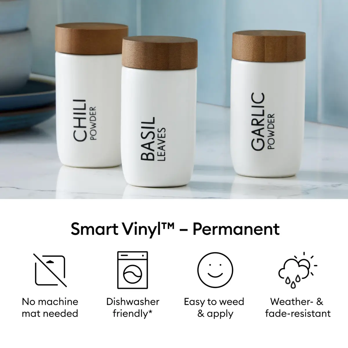 Cricut Smart Permanent Vinyl, Sampler Pack (13in x 24in, 6 Sheets) Weather-Resistant & Fade-Proof for Cricut Machines - view 2