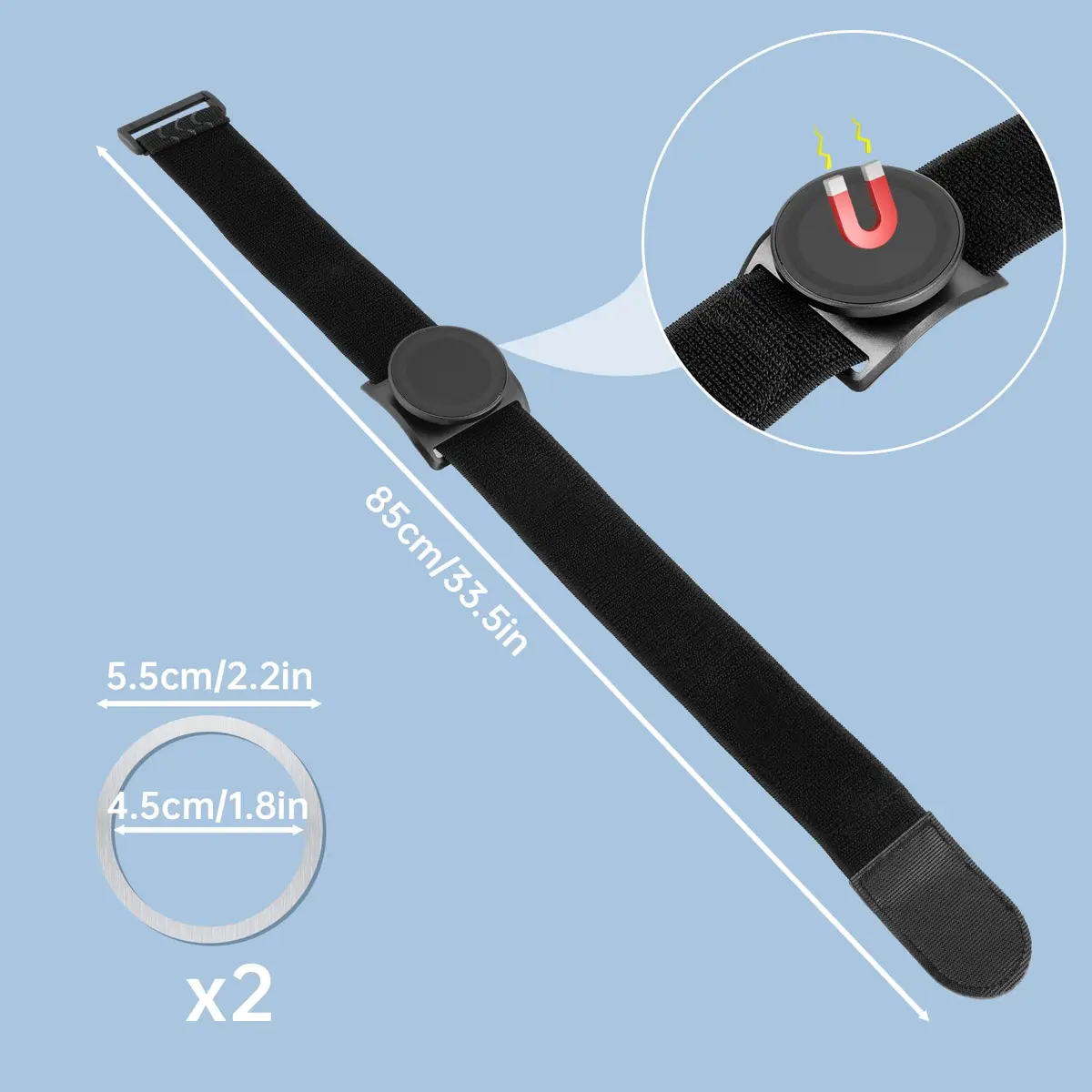 NiHome Adjustable Pilot Magnetic Kneeboard for iPad | Secure, Anti-Slip, Hands-Free (70-120 chars) - view 7