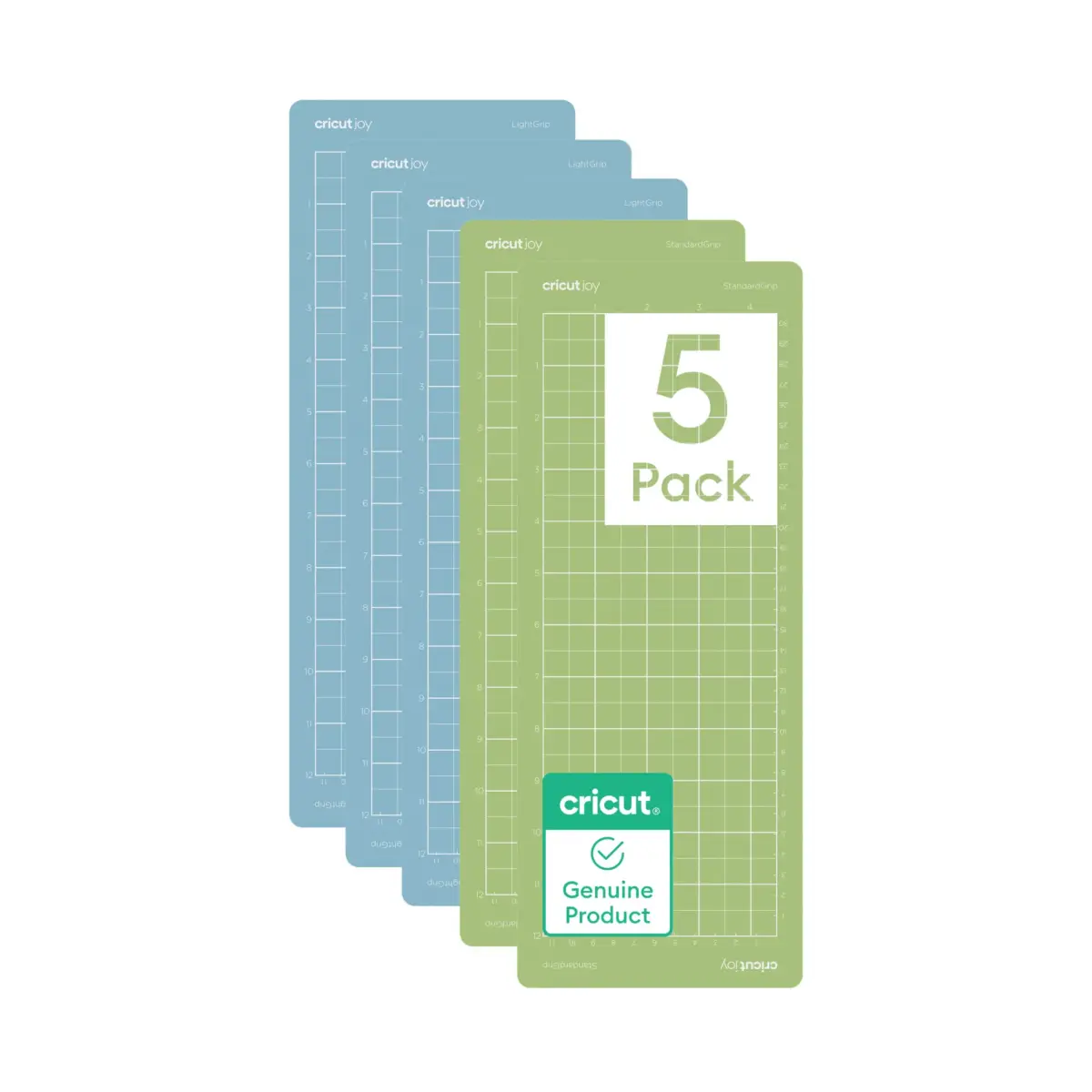 Cricut Joy Machine Mat Variety Pack (5 Count, 4.5in x 12in) | Grips Materials Securely for Intricate Cuts - main product image