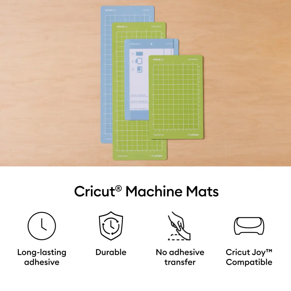 Cricut Joy Machine Mat Variety Pack (5 Count, 4.5in x 12in) | Grips Materials Securely for Intricate Cuts - view 4