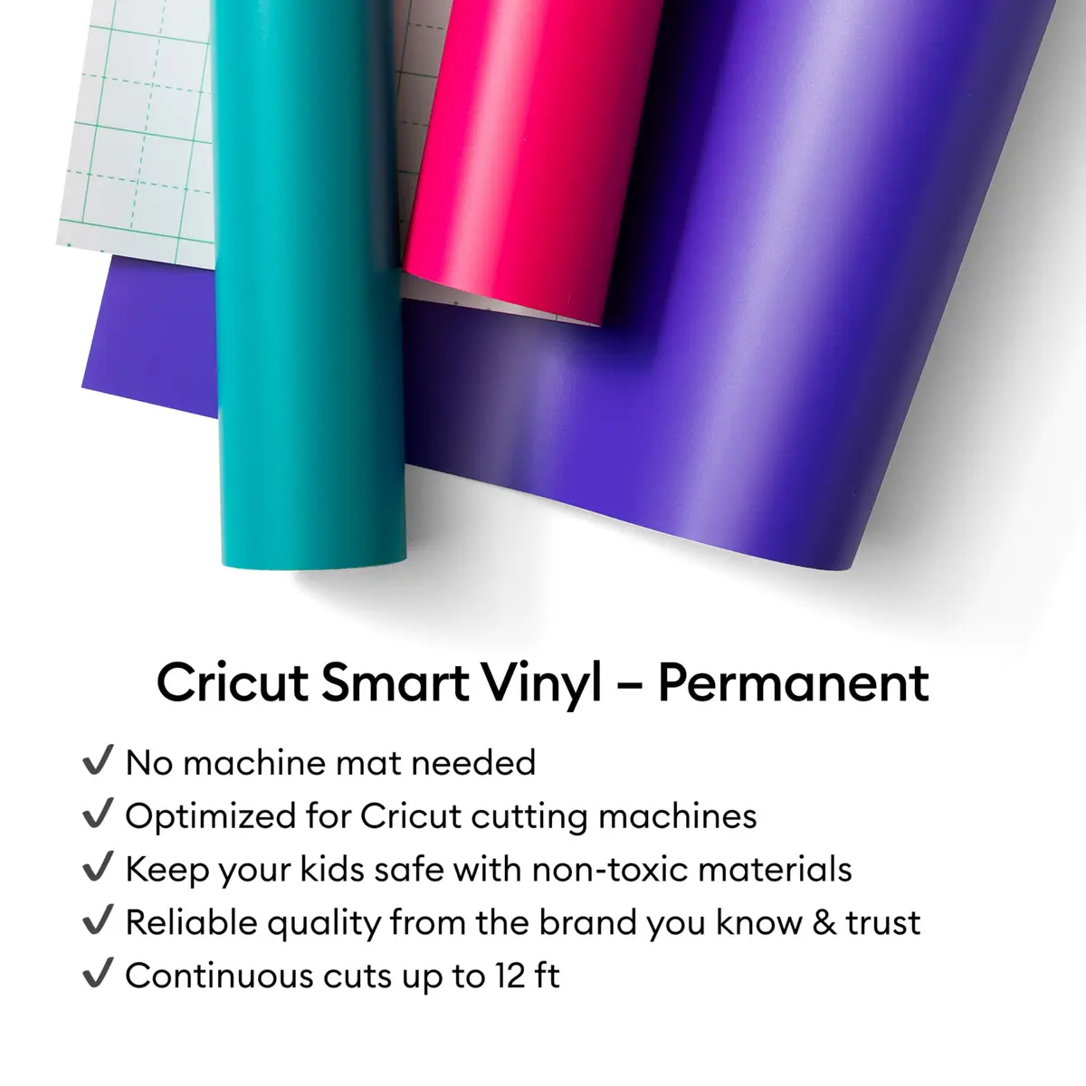 Cricut Smart Permanent Vinyl, Sampler Pack (9.5in x 24in, 6 Sheets) | Weather-Resistant Craft Vinyl - view 8