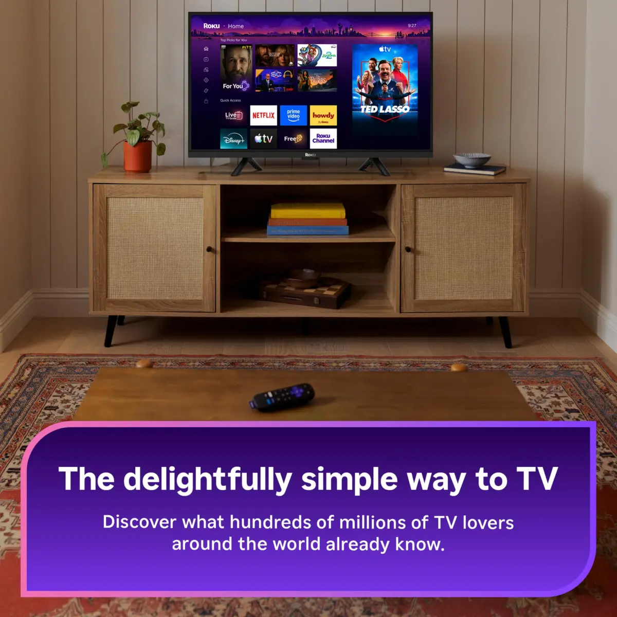 Roku Streaming Stick HD Voice Remote | Stream 500+ Free Channels - view 2
