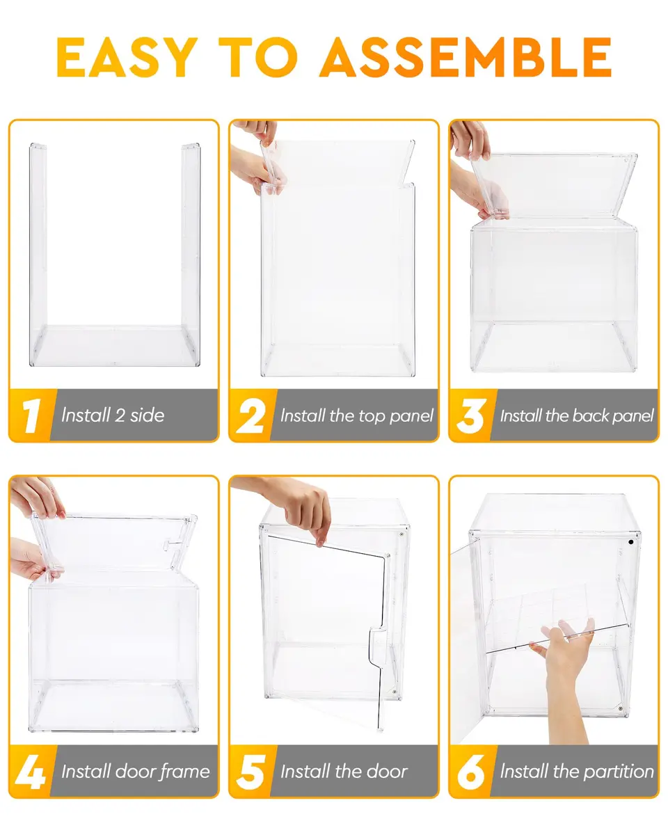 MEI NIAN 4-Tier Bread Box 27.9cm (11 in) | Adjustable Compartments for Breads, Muffins, Bagels - view 7