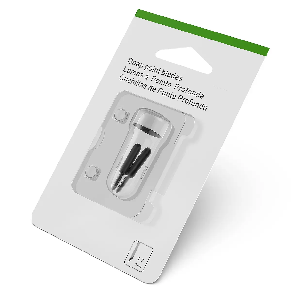 Hadwoer Deep Point Blades 2-Pack (23.5mm x 2mm) | Compatible with Cricut Explore & Maker Machines - main product image