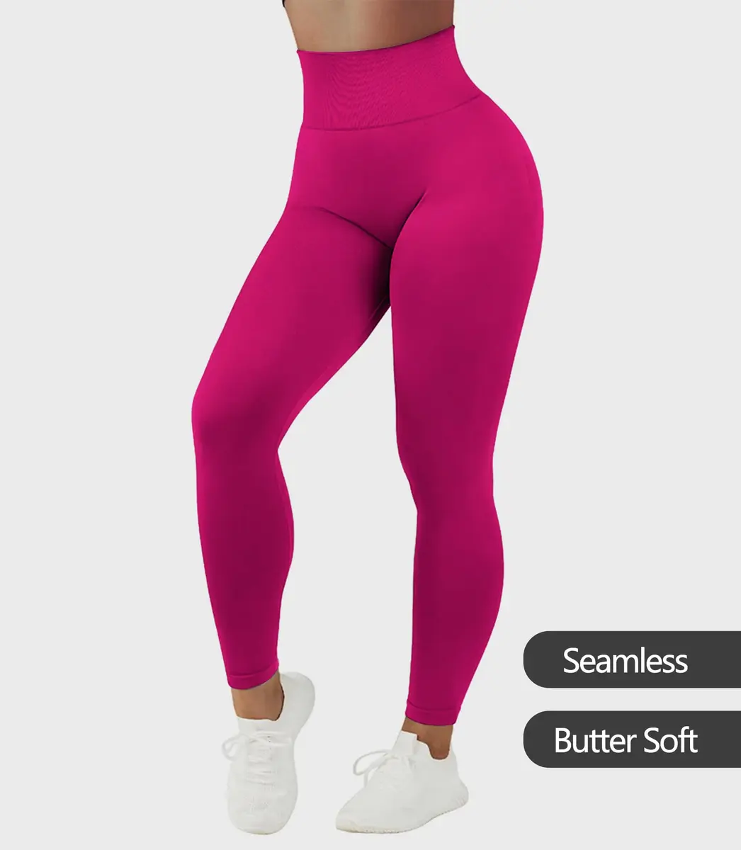 JGS1996 Scrunch Butt Leggings for Women High Waist Yoga Pants | Seamless, Tummy Control, Squat Proof - view 5