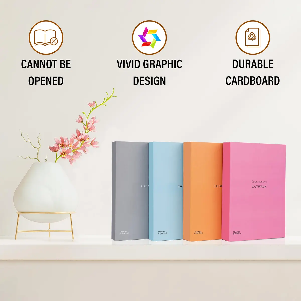PROBENEX 4 Pcs Decorative Books | Faux Modern Coffee Table & Shelf Decor - view 6