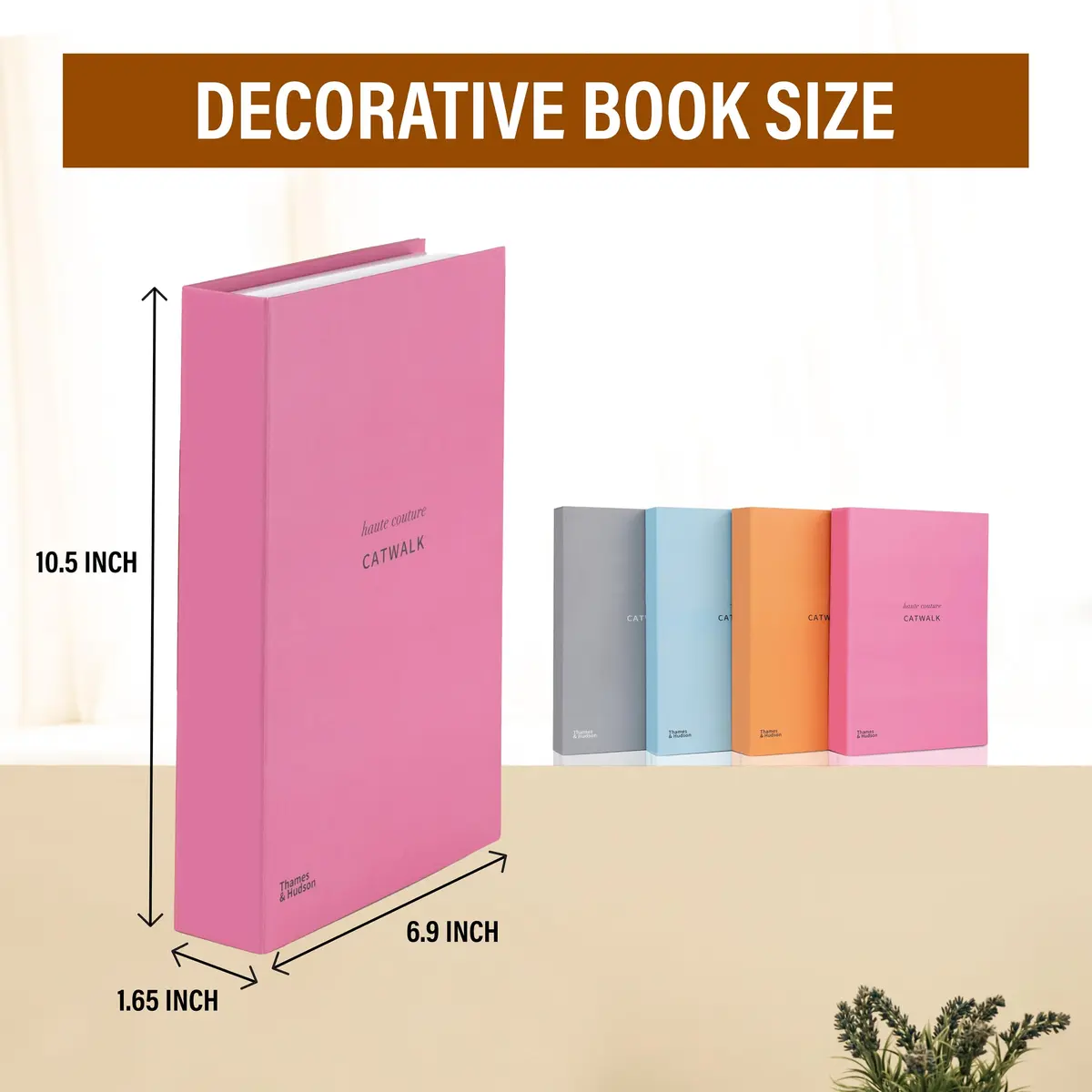 PROBENEX 4 Pcs Decorative Books | Faux Modern Coffee Table & Shelf Decor - view 3
