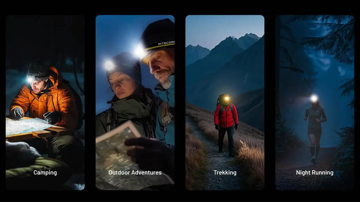 Nitecore NU25 MCT 400 Lumen Headlamp | Lightweight USB-C Rechargeable Outdoor Headlamp with Multi-Color Temps - view 9
