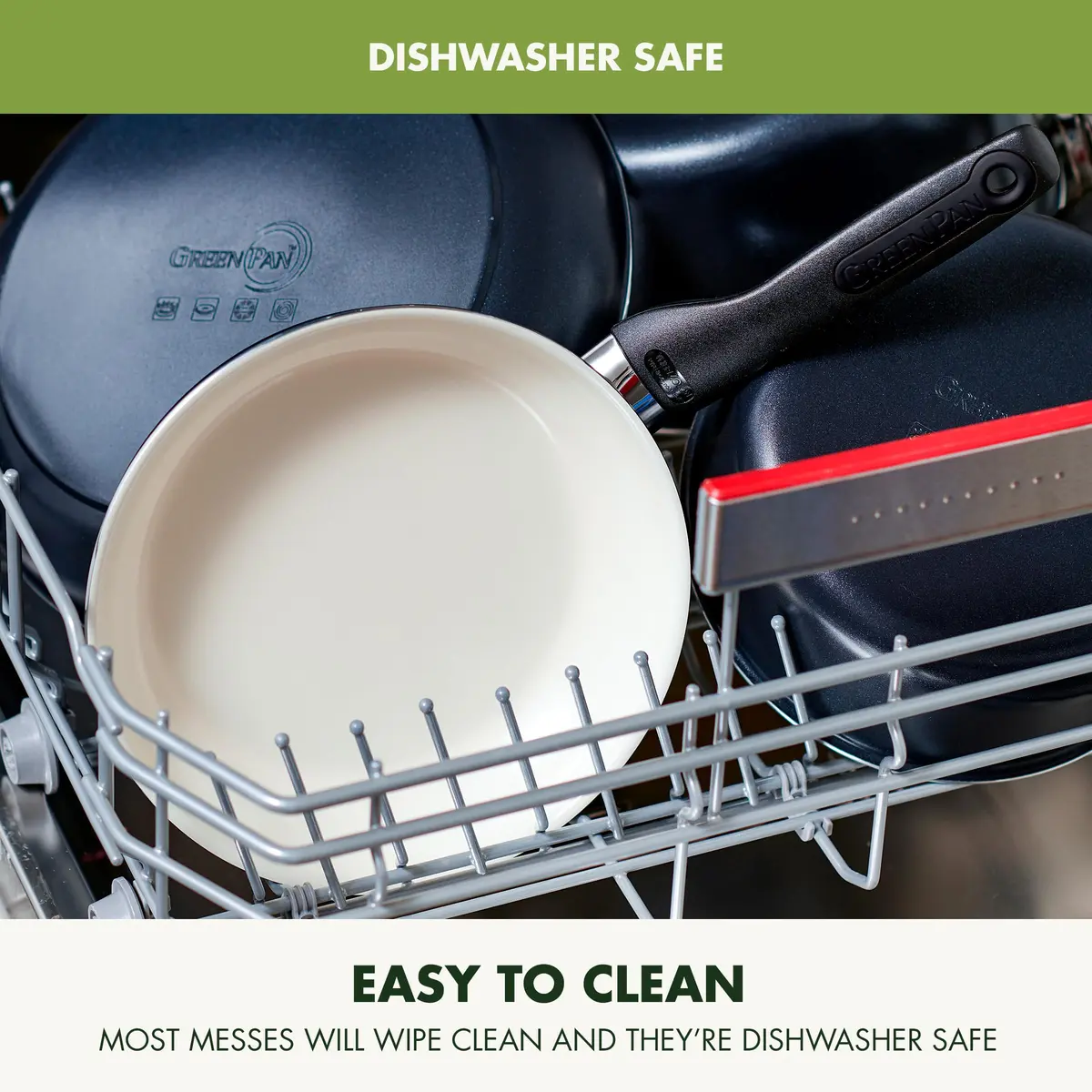 GreenPan Rio 11" Square Griddle Pan | Ceramic Nonstick, PFOA & PFAS-Free, Oven Safe - view 4