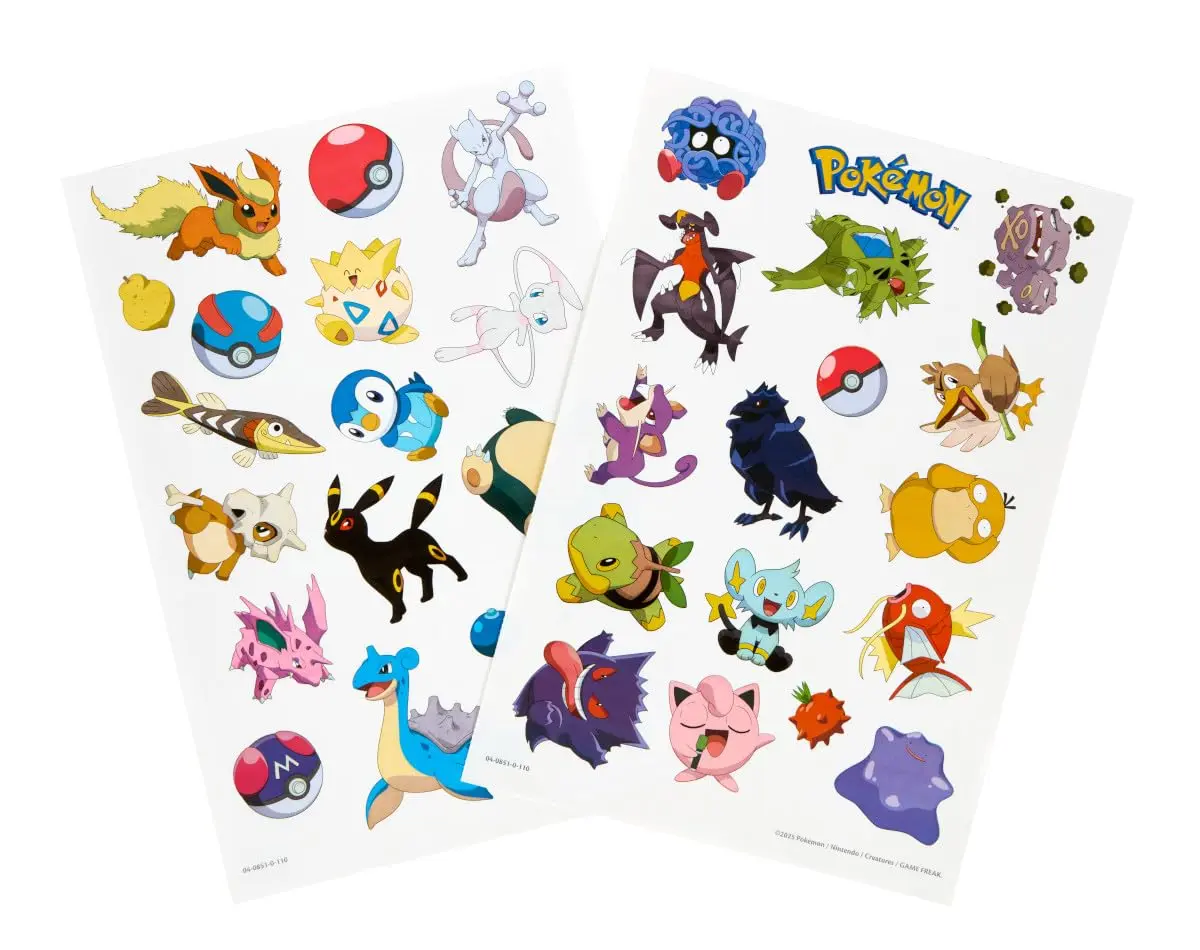 Crayola Giant Pokemon Coloring Book (288 Pages) | 2 Sticker Sheets, Travel Activity, Gift for Kids & Adults - view 4