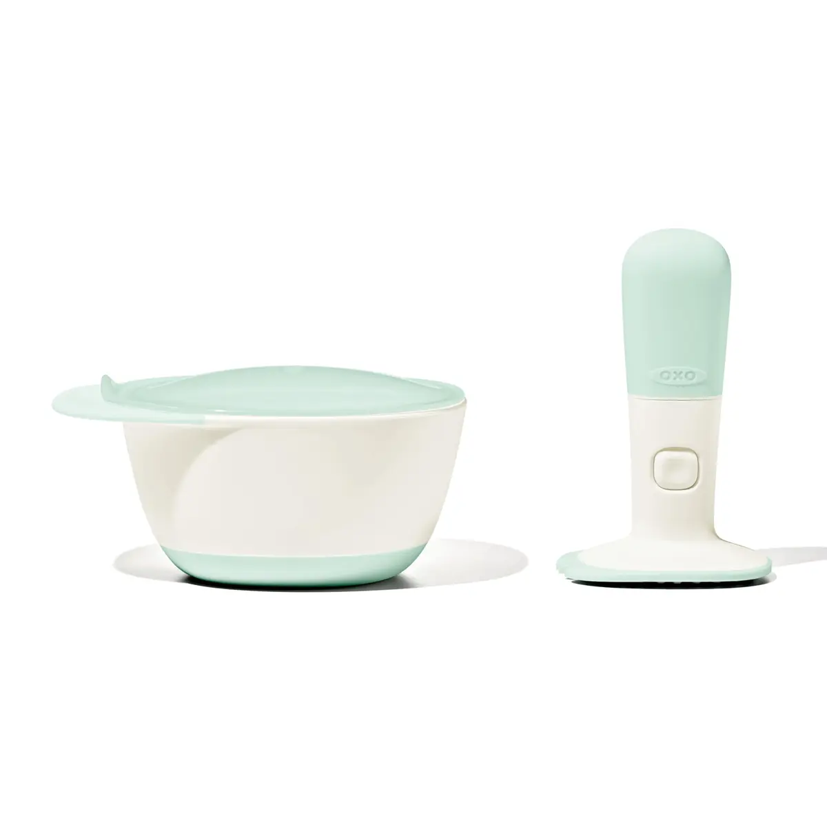 OXO Tot Food Masher, Opal | Baby Food Mashers for Soft Fruits & Veggies - main product image