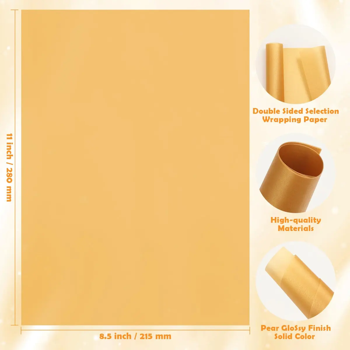 cridoz 70 Pcs Colored Vellum Translucent Paper 8.5 x 11 Inches | 100 GSM Tracing Paper for Crafts & Invitations - view 3