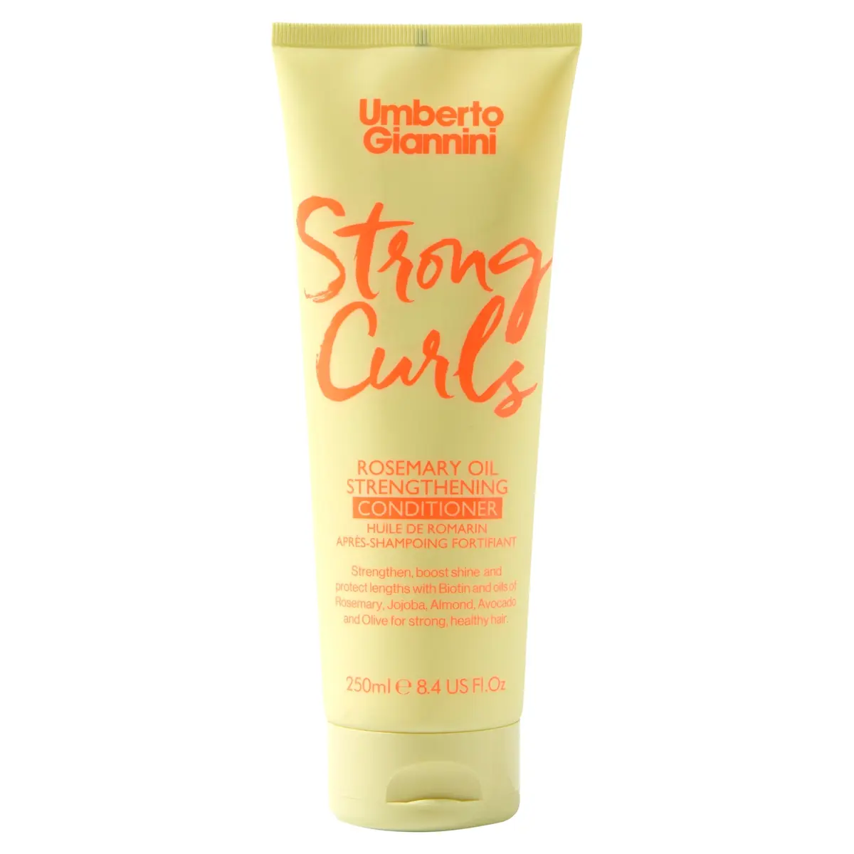 Umberto Giannini Strong Curls Conditioner 6.7 Fl Oz | Rosemary Oil & Biotin for Curly Hair - main product image