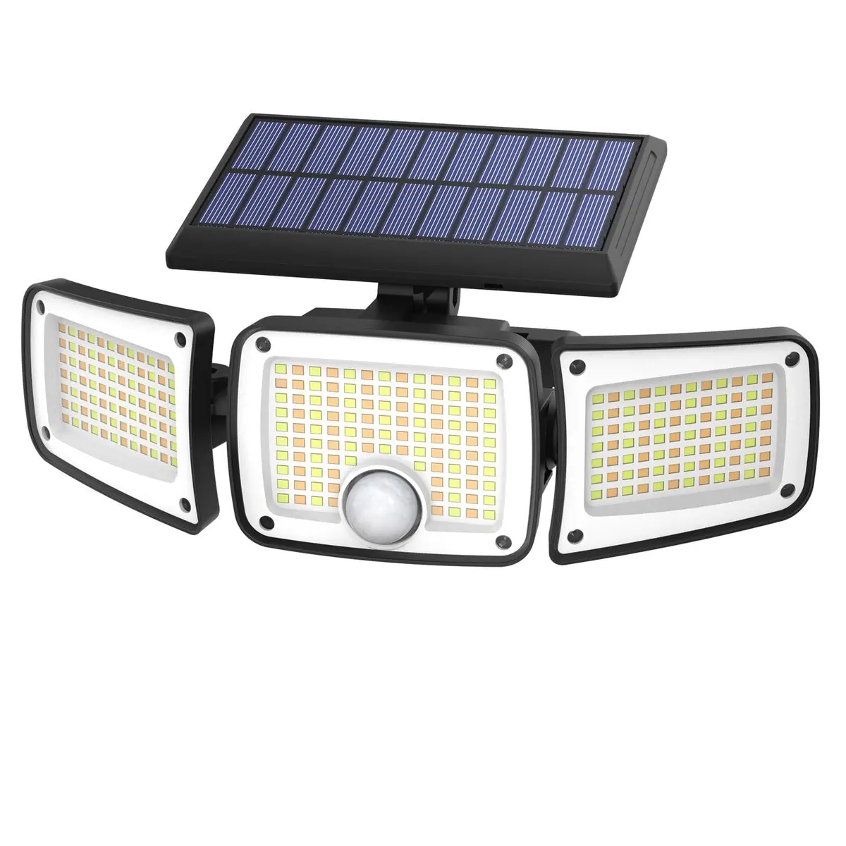 Orbecco Solar Motion Lights 288 LED 3000lm 3 Color Temps | IP65 Waterproof Outdoor Wall Mount - main product image