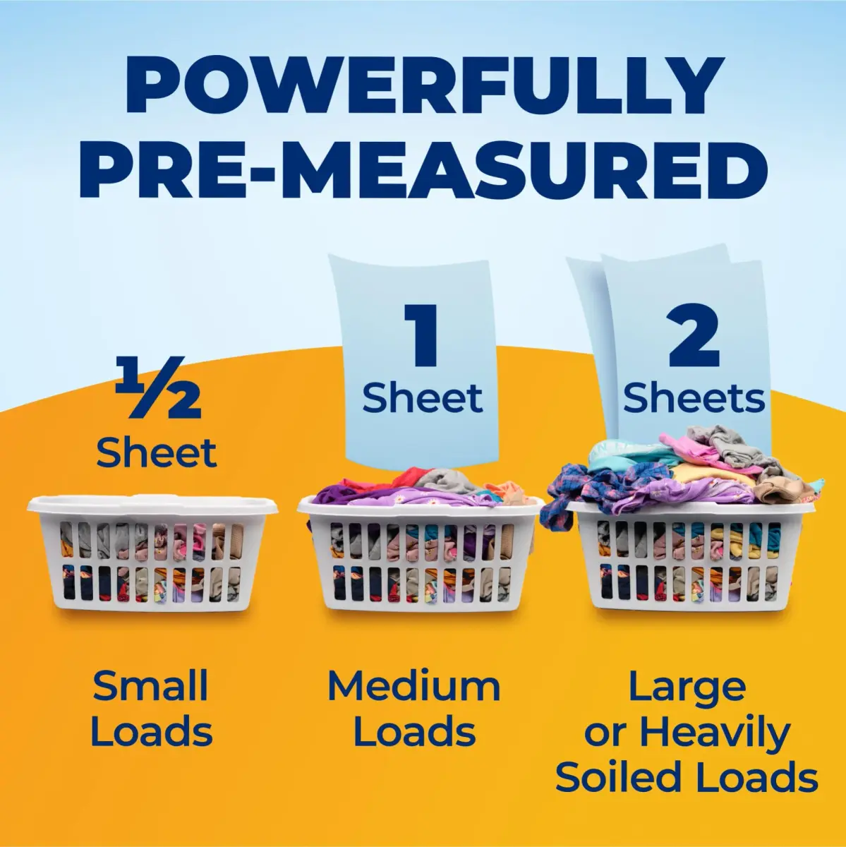 ARM & HAMMER Power Sheets Laundry Detergent, Fresh Breeze, 35 Count | HE Compatible, Plastic-Free Sheets - view 9