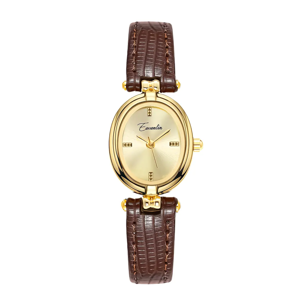 CARLIEN Women's Vintage Oval Quartz Watch 25mm (0.98") | Japanese Movement - main product image