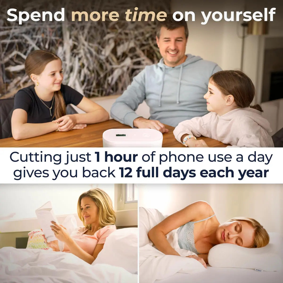 Mindsight Timed Lock Box | Unplug from Phones, Social Media & Snacks | 3 Modes | Easy to Use | Out of Sight ~ Out of Mind | Boost Wellness - view 6