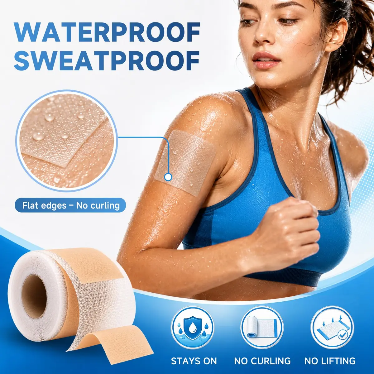 Rvlaim Silicone Scar Sheets, Silicone Scar Tape 1.5M | Clinically Proven Scar Treatment for All Skin Types - view 7