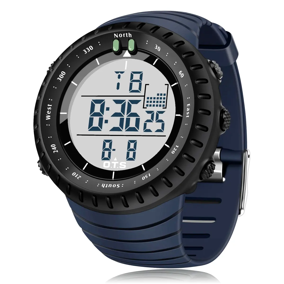 PALADA Men's Digital Sports Watch 50mm (1.97in) | Shock Resistant, 50M Water Resistant, LED Backlight - main product image