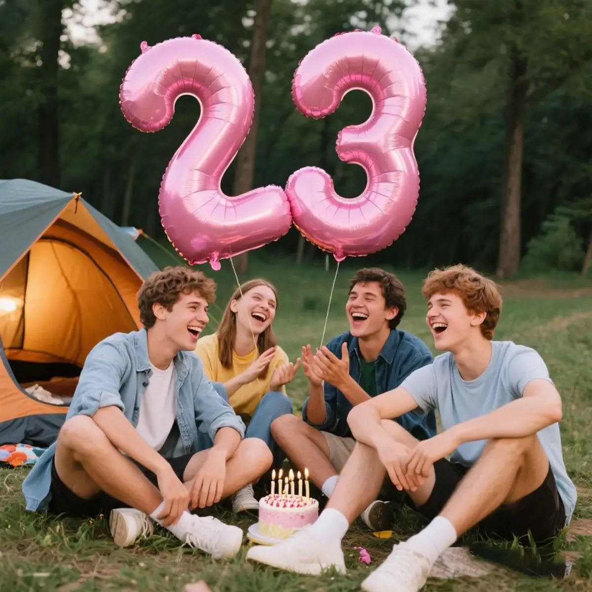 Kelfuoya Pink Number 3 Balloon 40 Inch | Reusable Foil Digital Helium Balloon - view 8