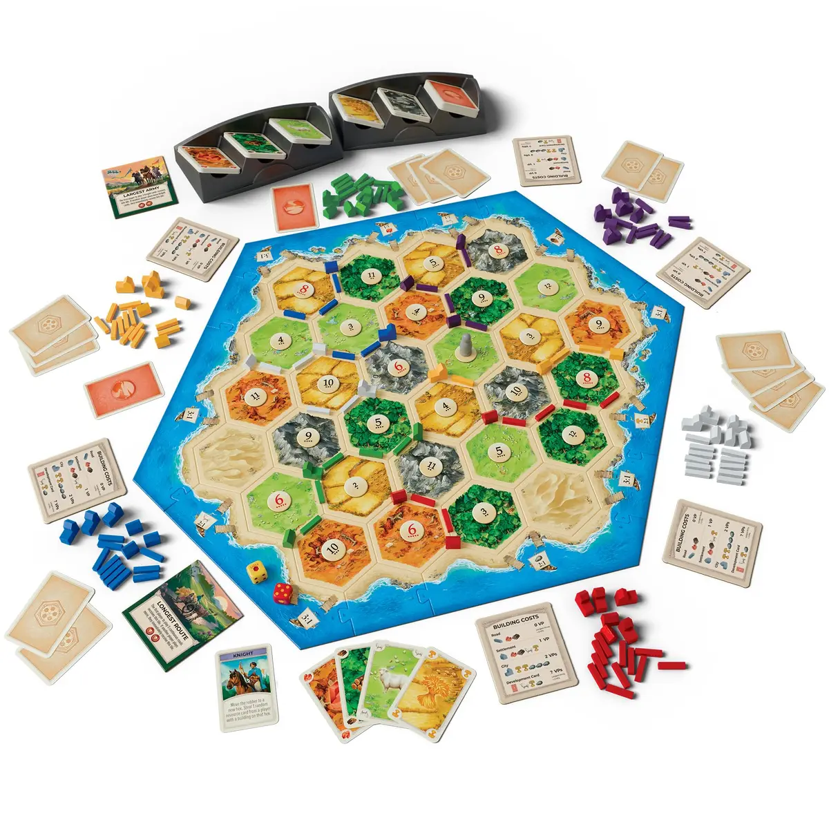 CATAN 5-6 Player Board Game Expansion (6th Edition) Strategy Game ADD-ON, Requires the CATAN Base Game, Ages 10+, 90+ Min Playtime - view 2