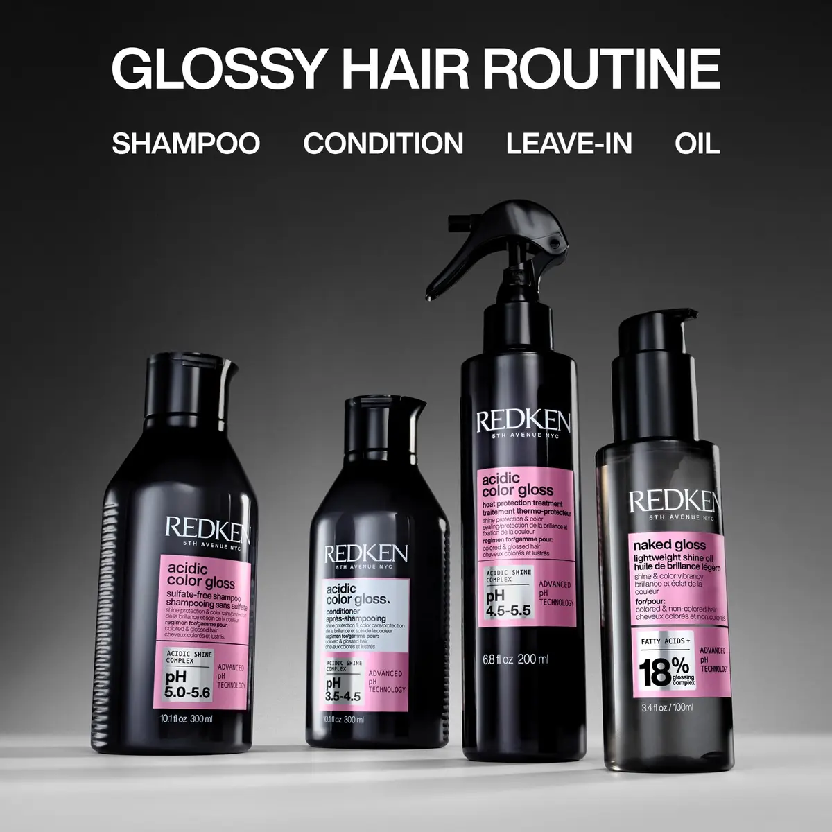 Redken Naked Gloss Lightweight Shine Hair Oil 100ml (3.4 Fl Oz) | Professional Shine & Heat Protection - view 8