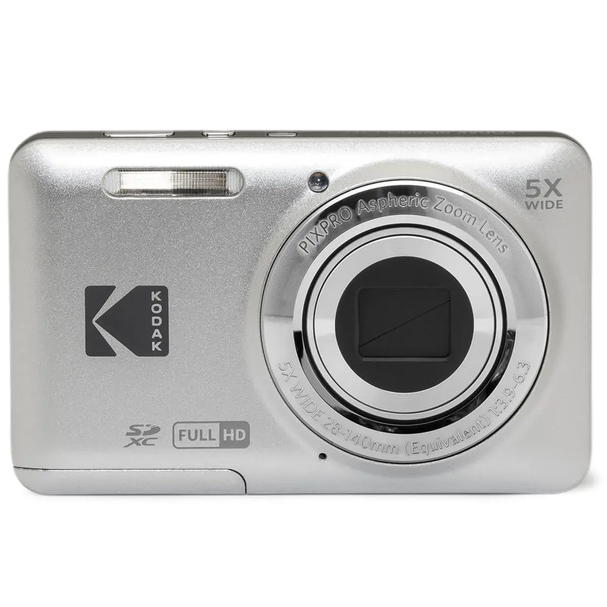 KODAK PIXPRO FZ55 Digital Camera Gray 16MP CMOS 5X Optical Zoom 28mm Wide Angle 1080P Full HD Video 2.7" LCD | Compact Point and Shoot Camera - view 3