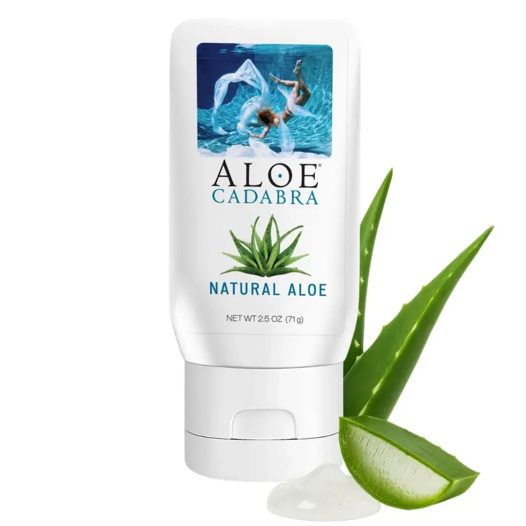 Aloe Cadabra Natural Water Based Personal Lubricant & Vaginal Moisturizer 156ml (5.5 Fl Oz) | Unscented, pH Balanced, Organic Aloe Lube for Men, Women & Couples - main product image
