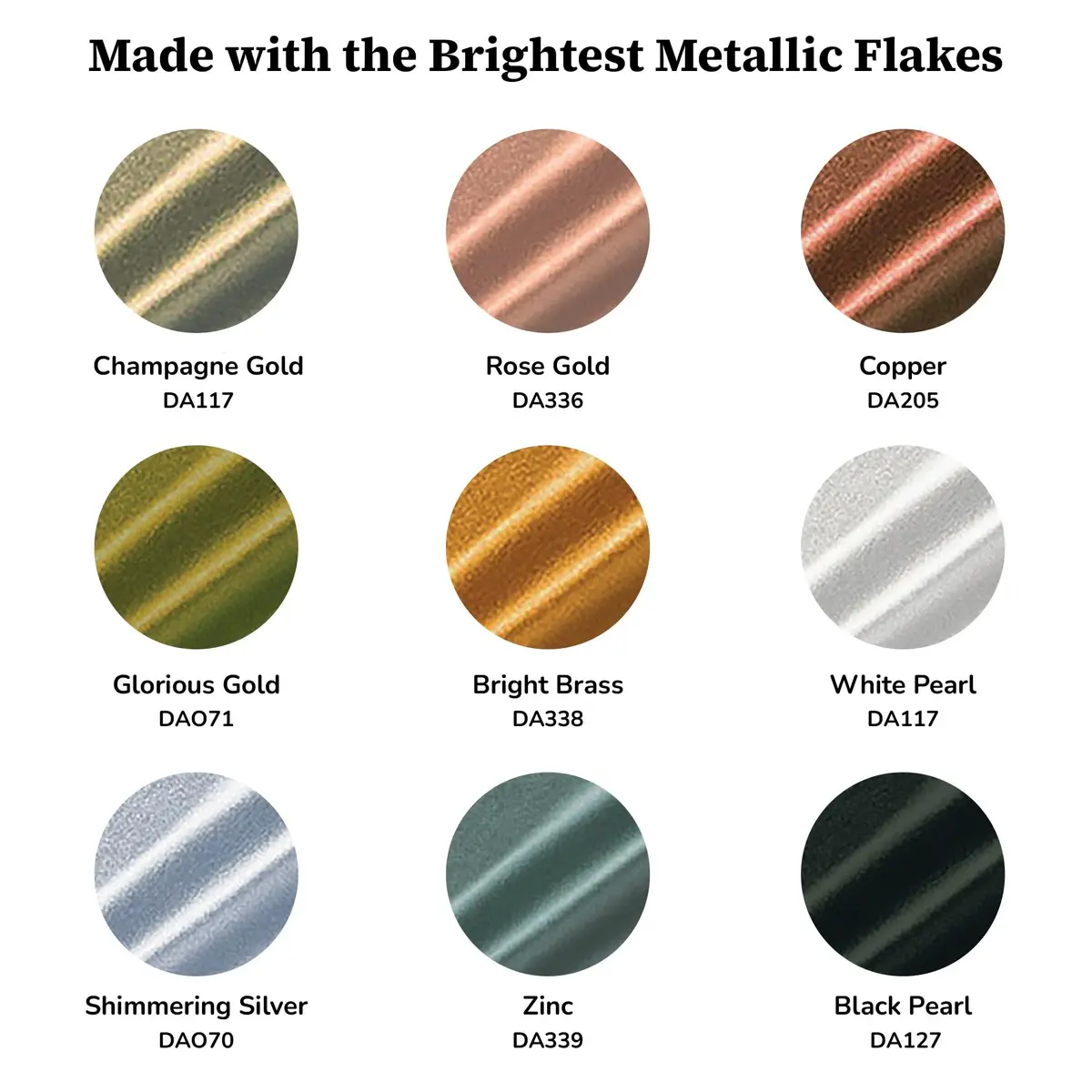 DecoArt Americana Dazzling Metallics Acrylic Paint Set 2 fl oz Bottles (9-Pack) | Metallic Craft Paints for Canvas, Wood & DIY Projects - view 2