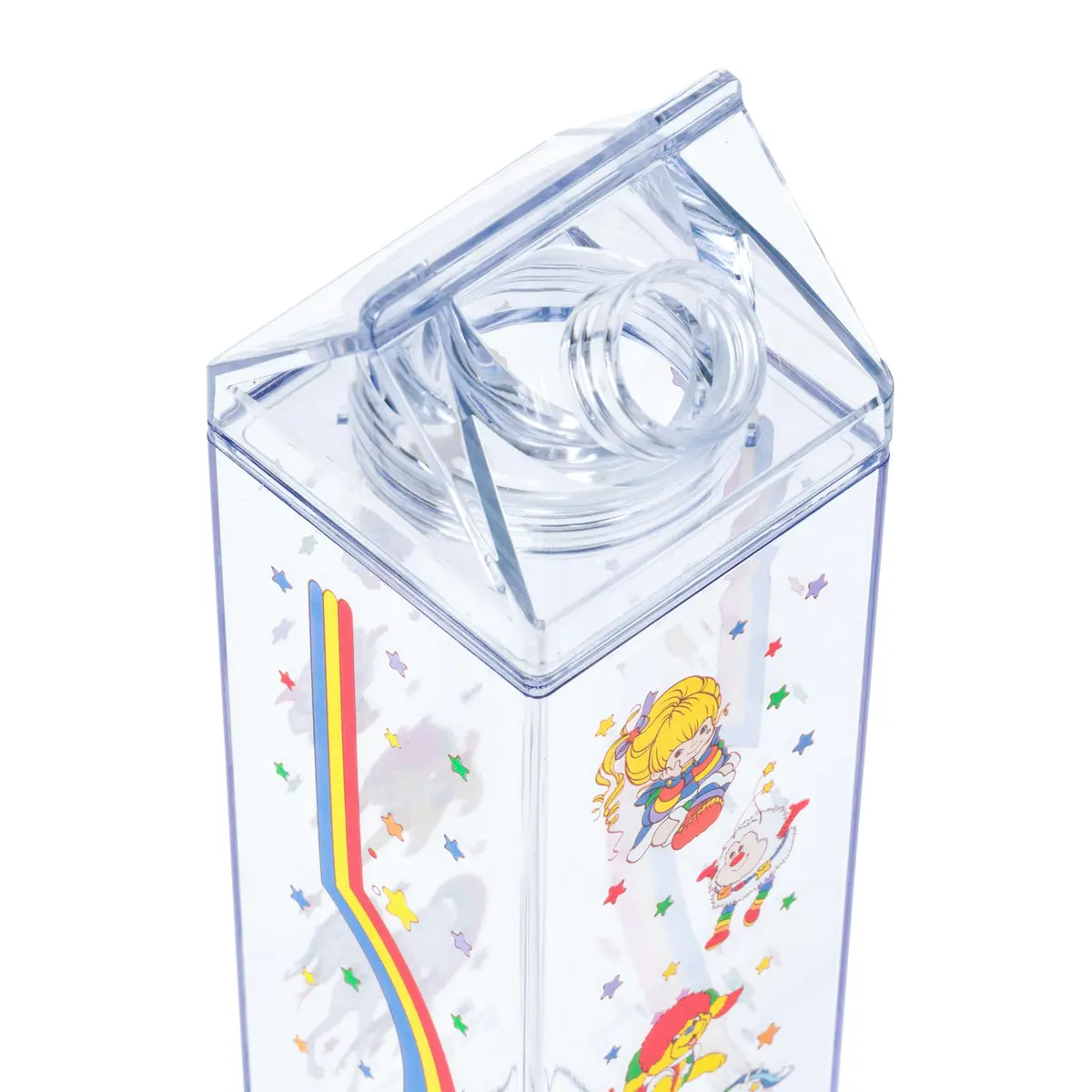 Silver Buffalo Rainbow Brite Milk Carton Bottle 16.2oz | Nostalgic Character Drinkware for Daily Use - view 2