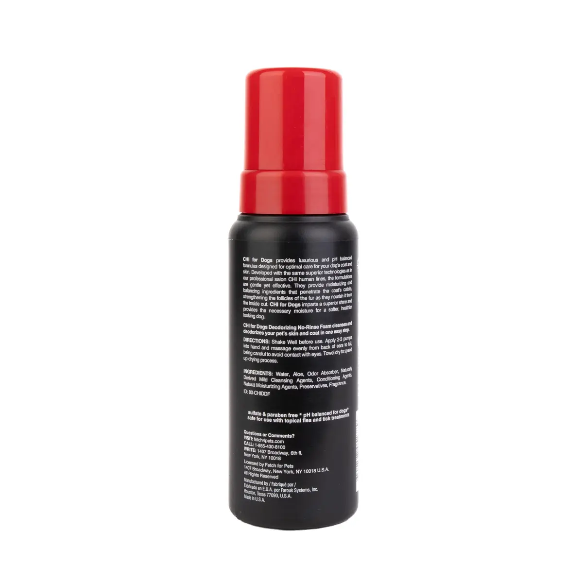 CHI for Dogs Deodorizing Waterless Foam Wash 8 Oz | No-Rinse, pH Balanced, Made in USA - view 7