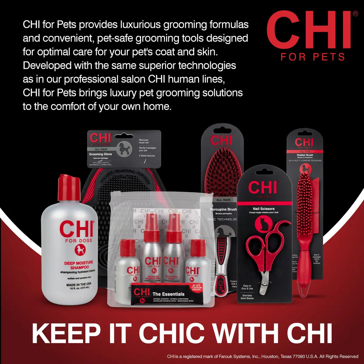 CHI for Dogs Deodorizing Waterless Foam Wash 8 Oz | No-Rinse, pH Balanced, Made in USA - view 8