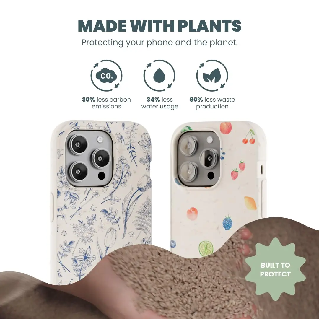 Pela | Phone Case Compatible with iPhone 16e/14 | Limited Edition | MagSafe Compatible | Eco Friendly | Leaf Dance - view 5