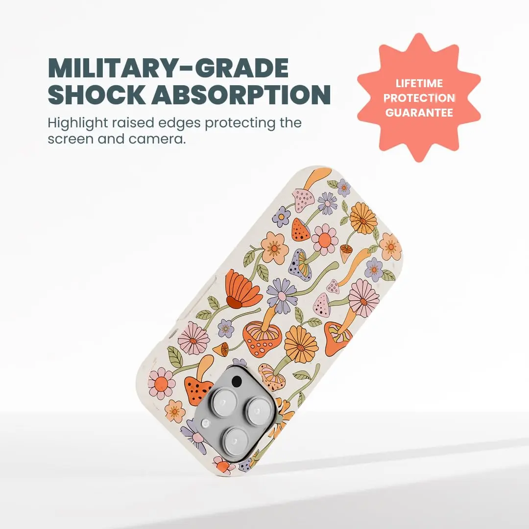 Pela | Phone Case Compatible with iPhone 16e/14 | Limited Edition | MagSafe Compatible | Eco Friendly | Leaf Dance - view 2