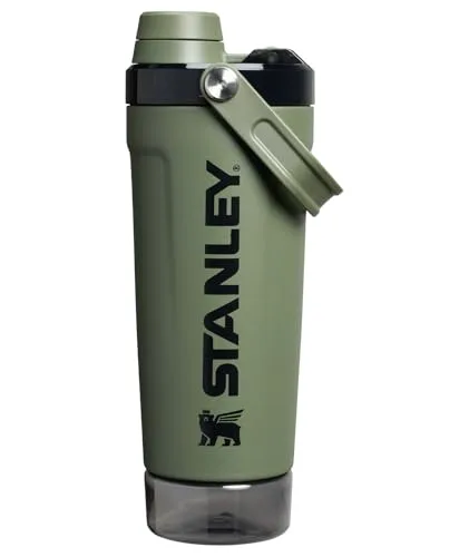 STANLEY Vitalize Shaker Bottle 567g (20 oz) | Leakproof Insulated Stainless Steel Shaker Cup with Base Storage and Fast Flow Lid | Protein Powder Mixer - main product image