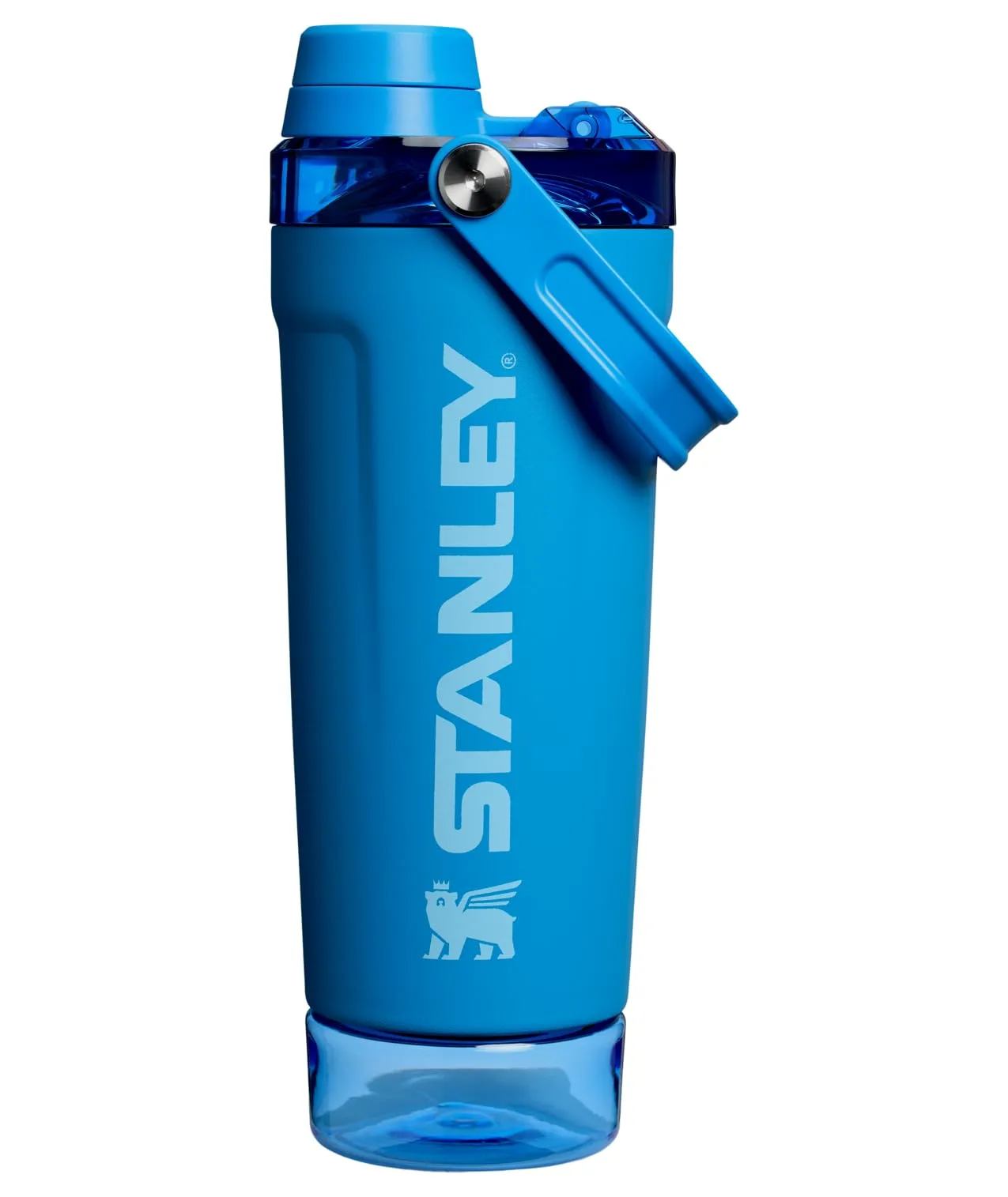 STANLEY Vitalize Shaker Bottle 20 oz | Leakproof Insulated Stainless Steel Shaker Cup with Base Storage | Azure - main product image