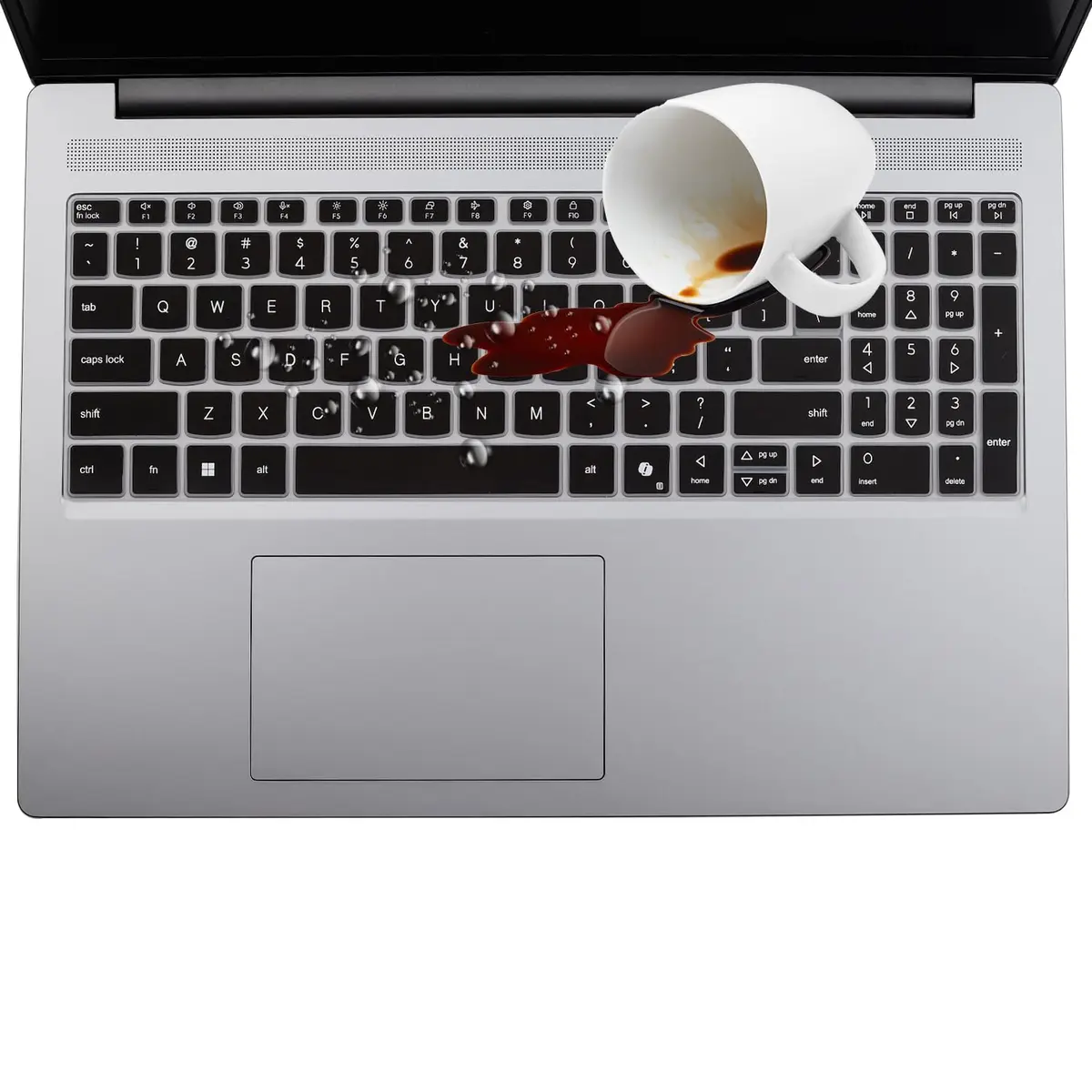 MUBUY-GOL Black Keyboard Cover for Lenovo IdeaPad Slim 3/5 15.3" 16" (Gen 11/10) | Fits Backlit Keyboards - view 7