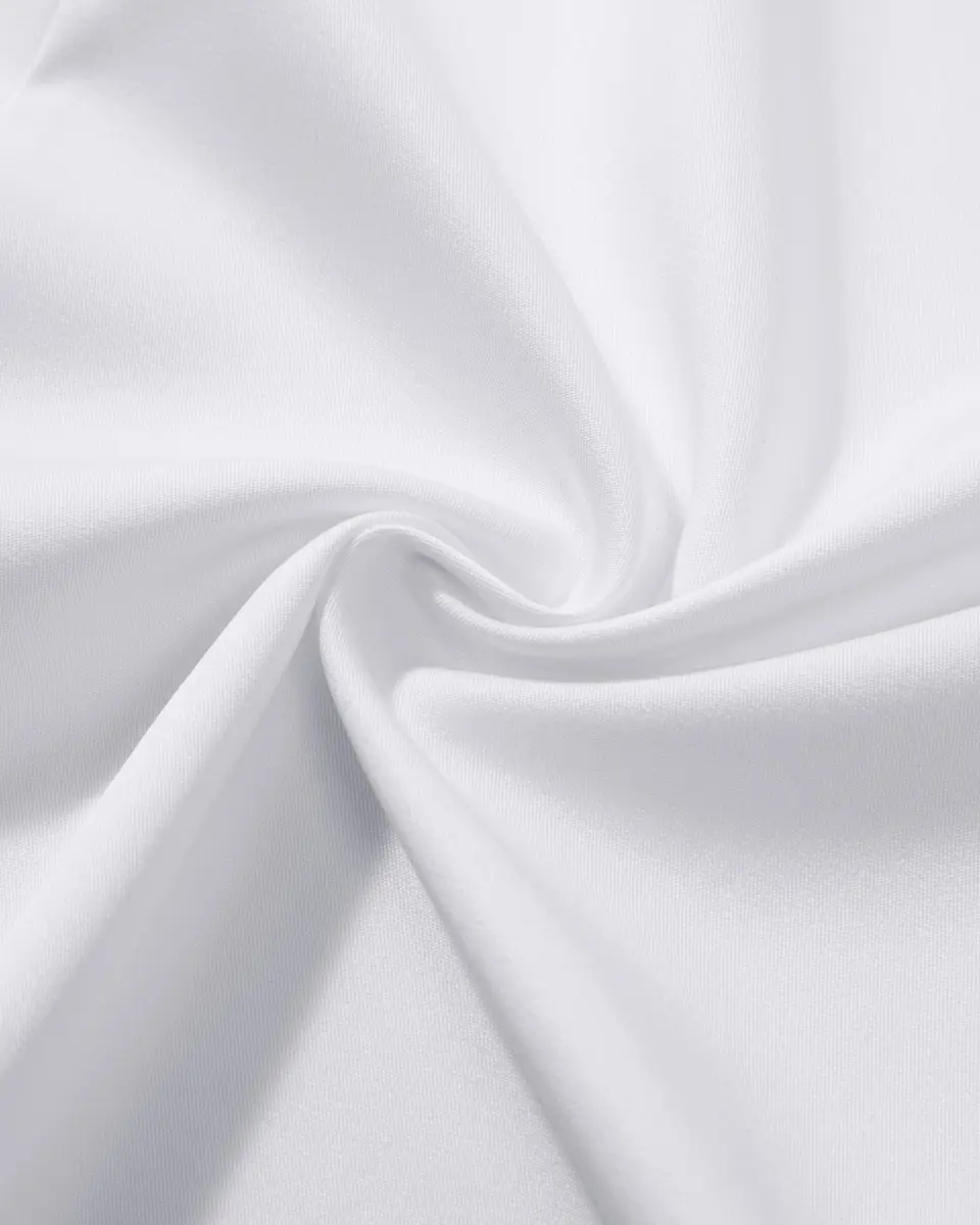 Lusead White Button Down Shirt Men Long Sleeve Slim Fit Wrinkle Free Formal - view 7