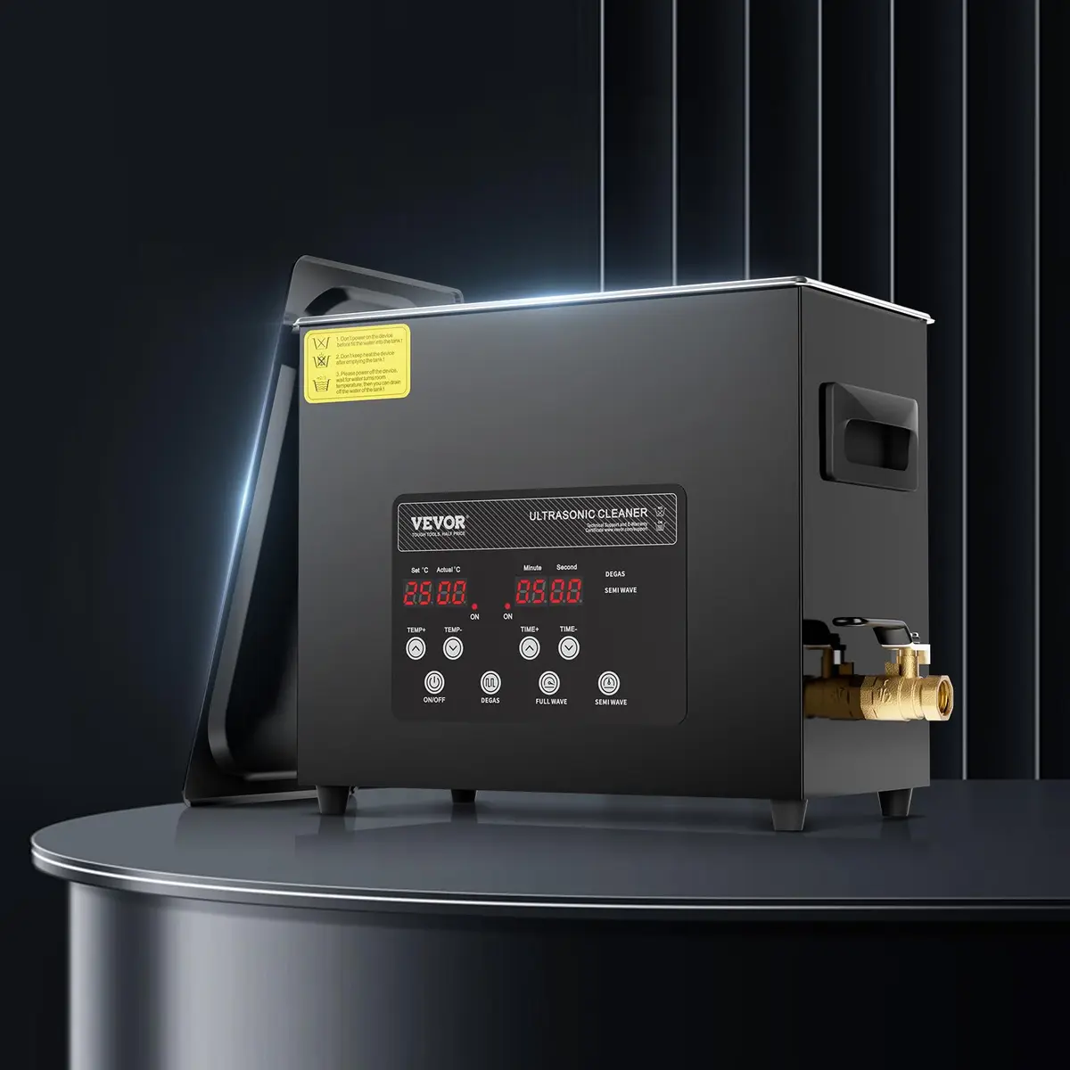 VEVOR 6L Ultrasonic Cleaner 27.2 L (6 L) | Industrial Ultrasound Cleaner with Heater & Timer - view 8