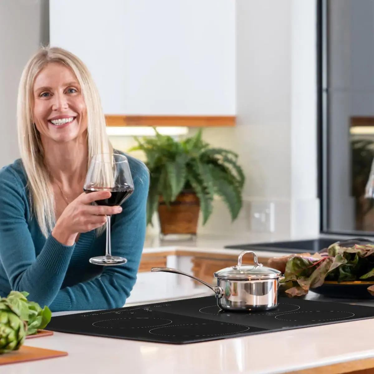 VEVOR LT4-77 Built-in Electric Ceramic Cooktop 6000W 24-inch | 220-240V Touch Control Radiant Stove Top - view 8