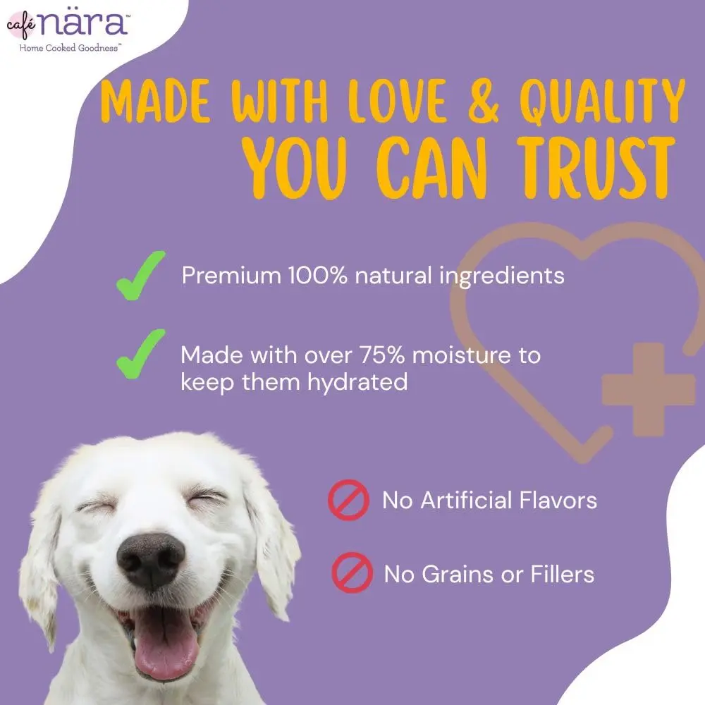 Cafe Nara Chicken Flavored Lickable Treats for Dogs - Pack of 6 | Moist, Protein-Rich, Suitable for Sensitive Stomachs - view 7