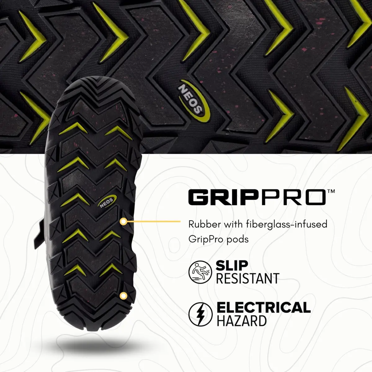 NEOS Klondike Waterproof Winter Overshoe - EH, Slip-Resistant Fits Snow, Work Boots - Rated for -20°F | Durable, Insulated, Waterproof - view 3