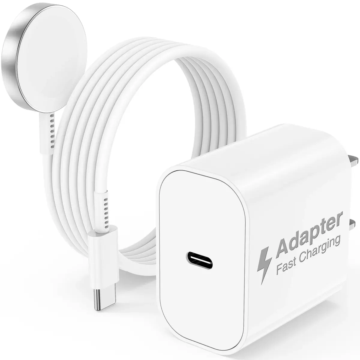 Cerdeti USB C Apple Watch Charger 1.8m (6ft) | MFi Certified Fast Charging Cable for All Apple Watch Series - main product image