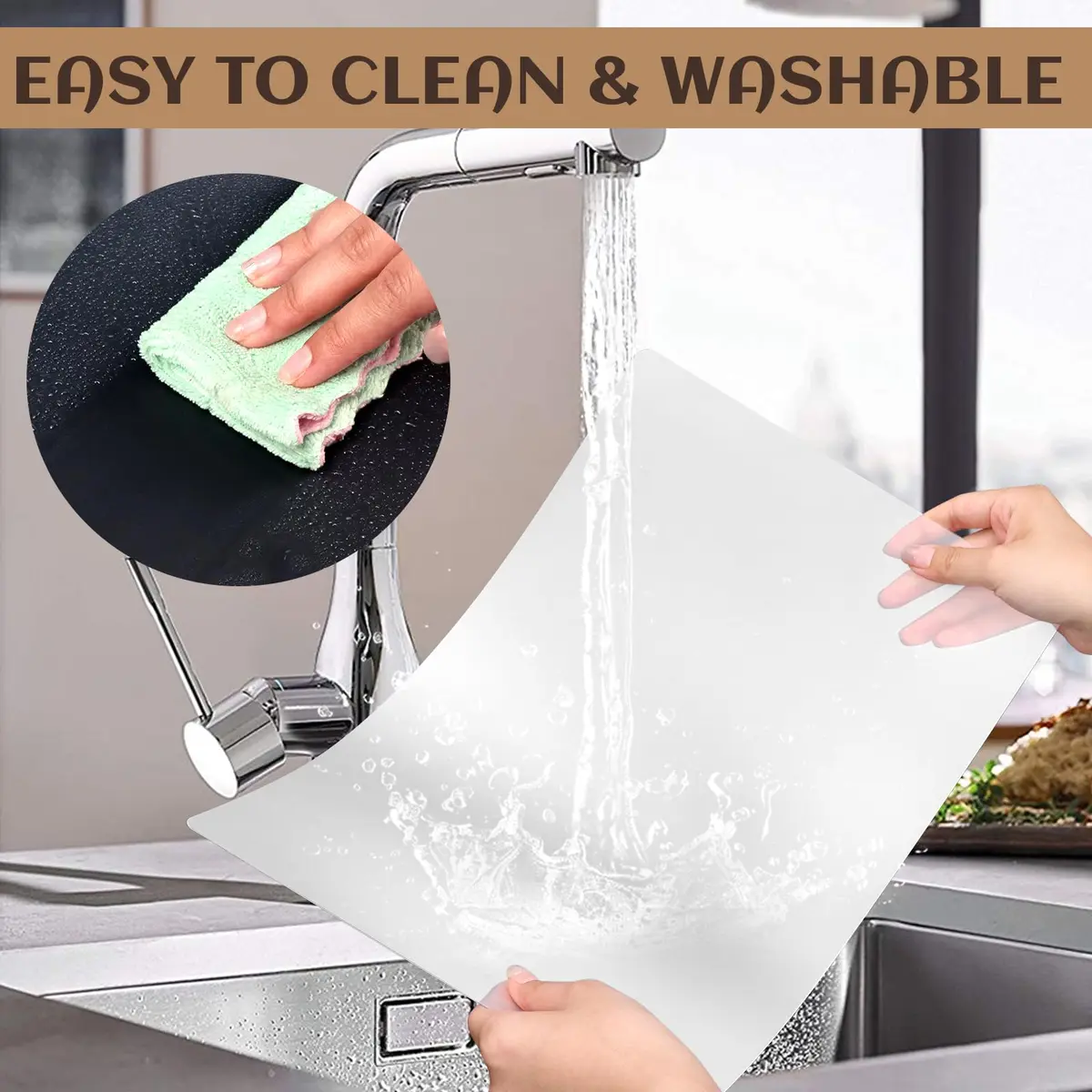 Tecmisse Plastic Placemat 17 x 11 Inch | Heat Resistant & Washable - view 5
