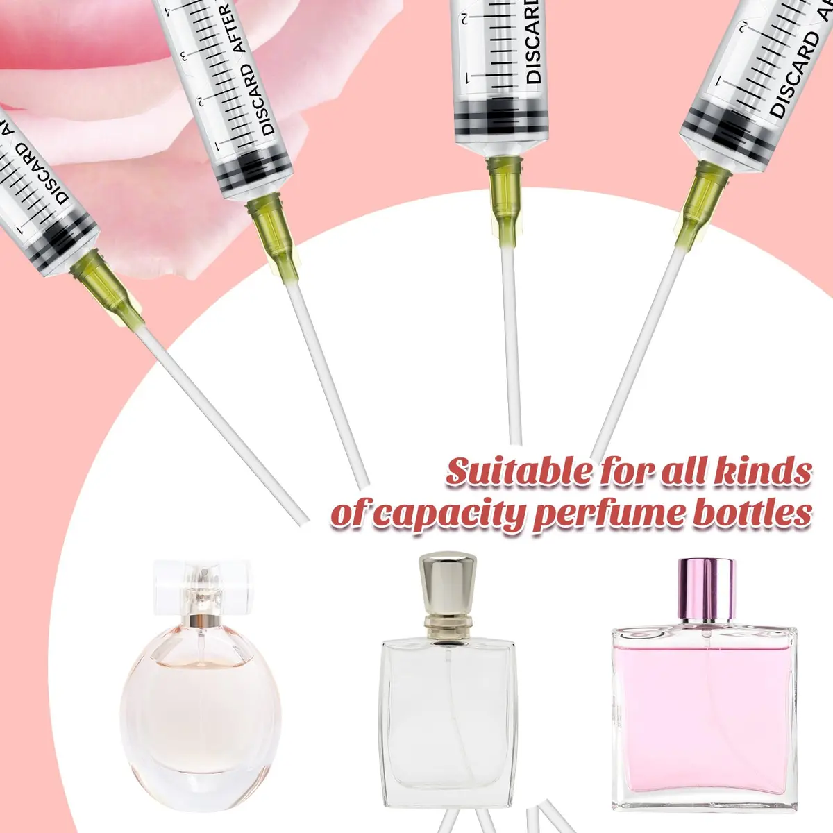 Geiserailie Clear Perfume Syringe Extractor 5ml (0.17 Fl Oz) Decant Kit | 6 Pcs Travel Refill Tool Set - view 6