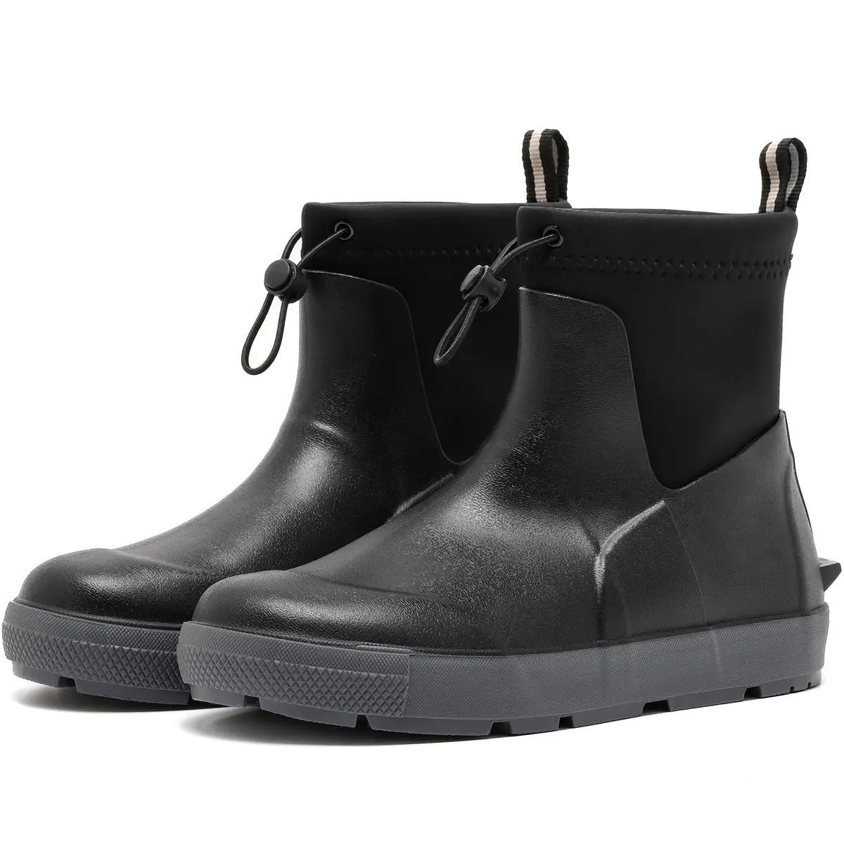 CKWLXQY Men's Deck Boots Waterproof Ankle Rain Boots for Fishing & Boating | Slip-On, Ankle-High, Polyvinyl Chloride - main product image