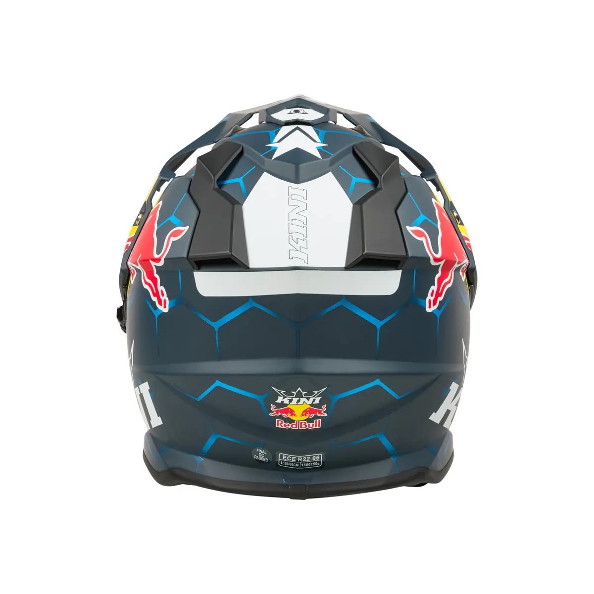 Kini ADV Adventure Helmet Adult Red Bull 1.0 Blue/White Medium | ECE & DOT Safety Standard - view 2