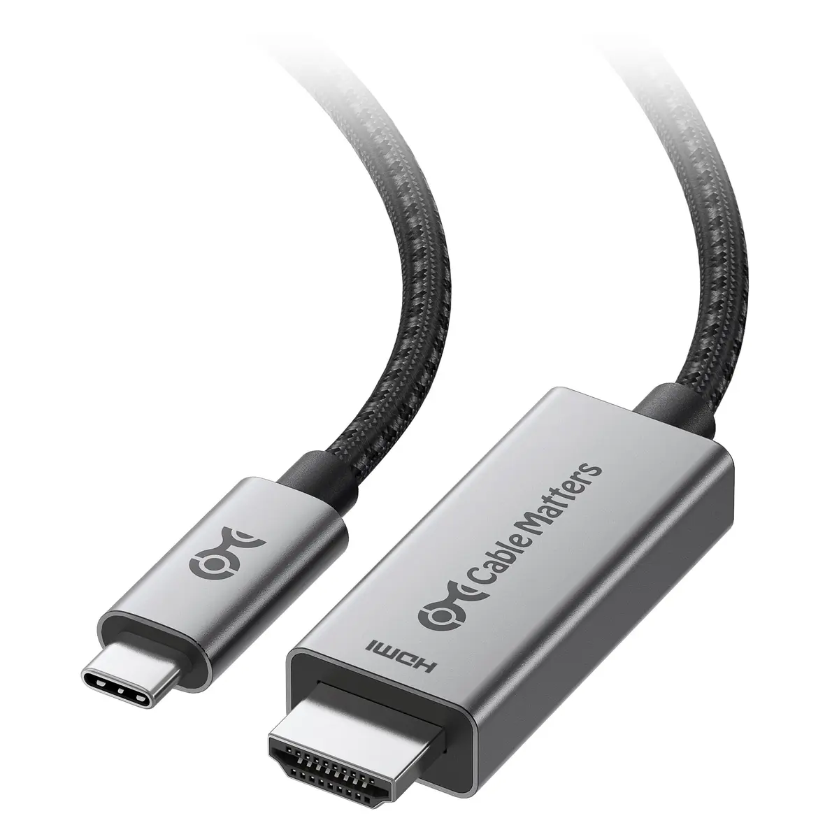 Cable Matters USB-C to HDMI 2.1 Cable 10ft | 8K/4K@240Hz, Mac & Windows Compatible - main product image