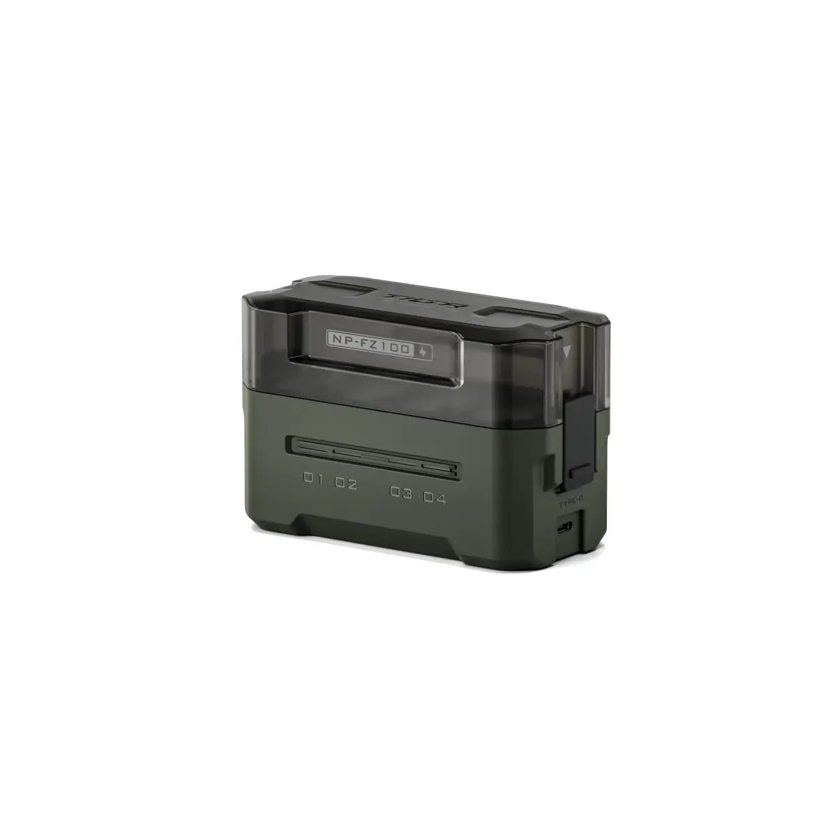 Tilta NP-FZ100 Portable Charging Station | 4-Channel 45W PD Fast Charging, Green - main product image