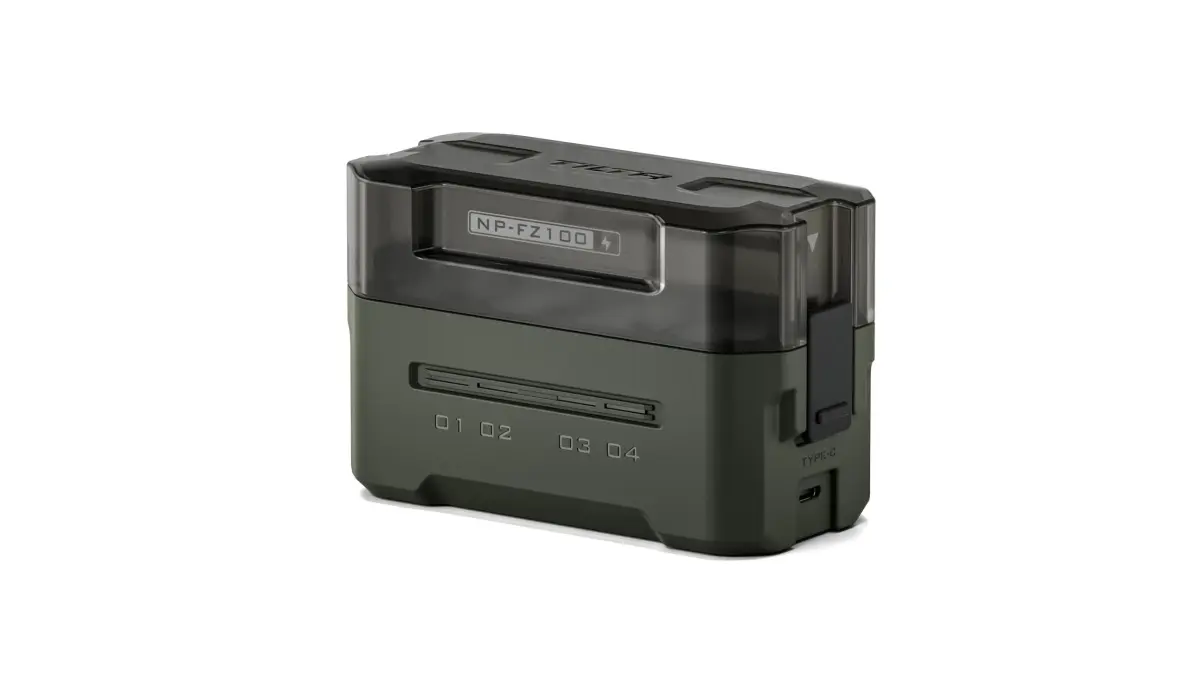 Tilta NP-FZ100 Portable Charging Station | 4-Channel 45W PD Fast Charging, Green - main product image